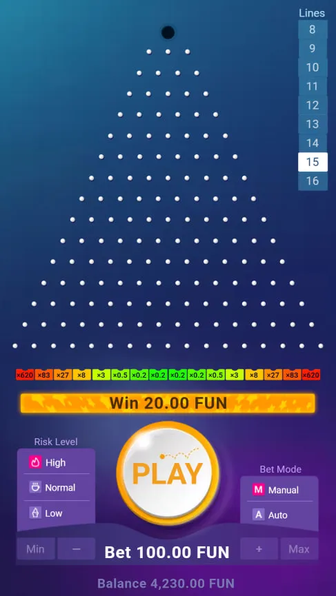Plinko Mobile — Spelen en winnen vanaf smartphone Plinko Mobile — Spelen en winnen vanaf smartphone